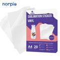 Wholesale Supplier Decorative Stickers Transparent Sticker Vinyl Paper Sublimation PET Sticker Vinyl