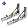Zuoang Heavy-Duty Metal Folding Brackets Durable and Non-Rust Steel for Table and Wall Mounted Shelves