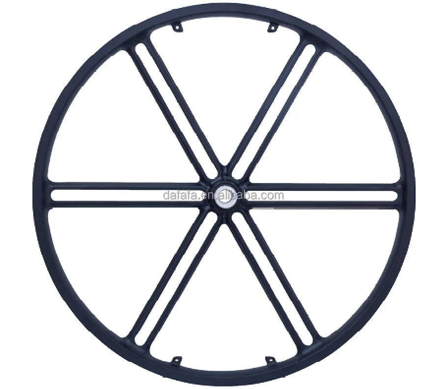 Good Quality 24Inch Lightweight Magnesium Alloy Folding Bicycle Wheel 12 Spokes Double Reflectors Integrated Wheel Rim SGS/CE