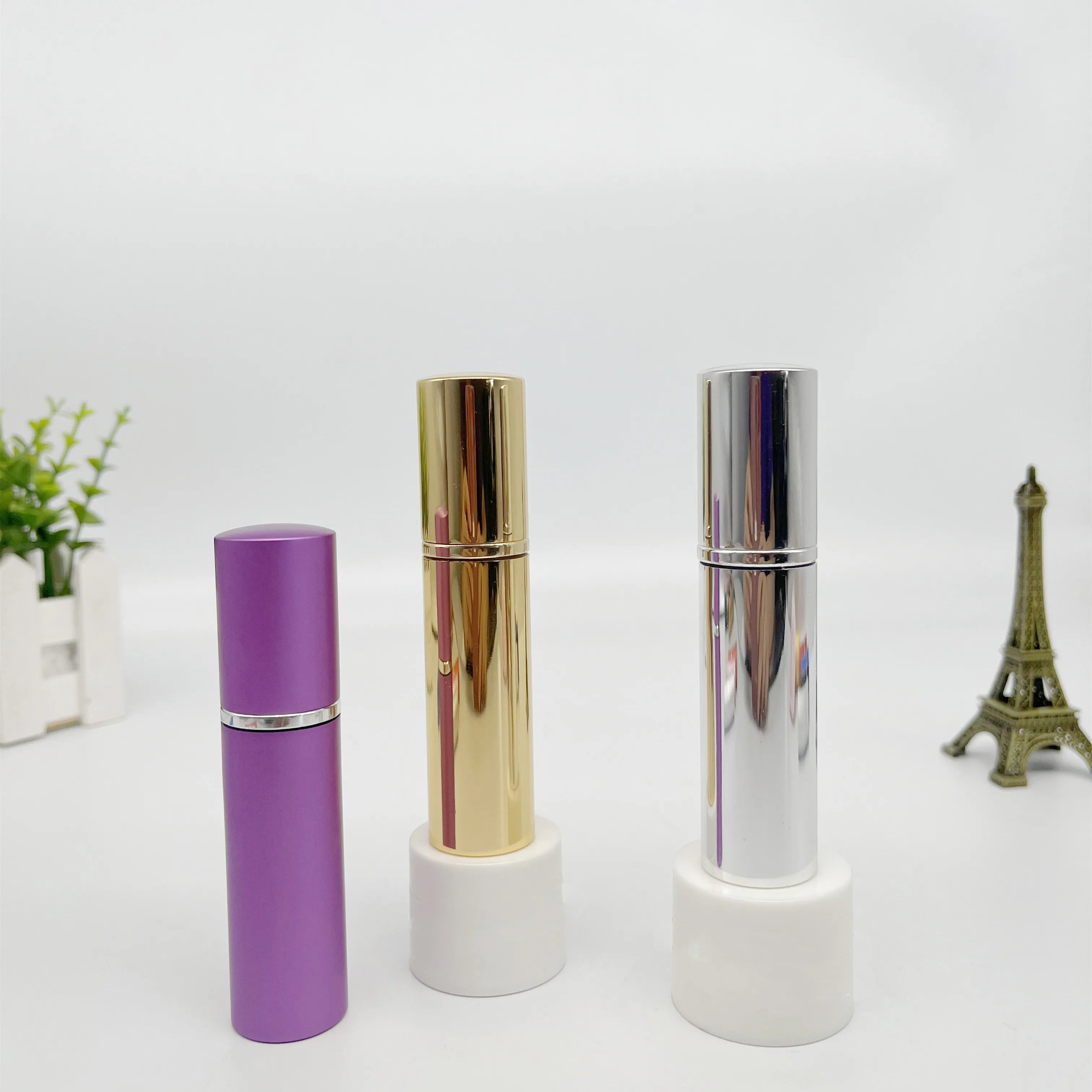 Round Shape Empty Luxury Glass Perfume Spray Bottle Water Resistant and Moisturizing Packaging