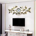 High Quality Modern Flower Wall Clock 3d Metal Wall Art Decoration China Wall Art Decor for Home Living Room Bedroom MegaBDM
