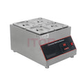 GZKITCHEN Commercial Digital  Kitchen 4 Pots Electric Chocolate Melter 10kgs Melting Machine Stainless Steel Pots
