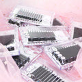 0.05 c 9 mm Wholesale Extention Eyelashes Individual Flat Eye Lashes Extension