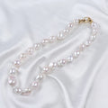 12-16mm Freshwater Pearl Necklace Baroque Irregular Pearl Necklace