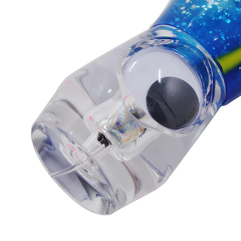 9 Inches Acrylic Resin Head Trolling Lure Big Game Sea Fishing Tuna Marlin Offshore Fishing Lure