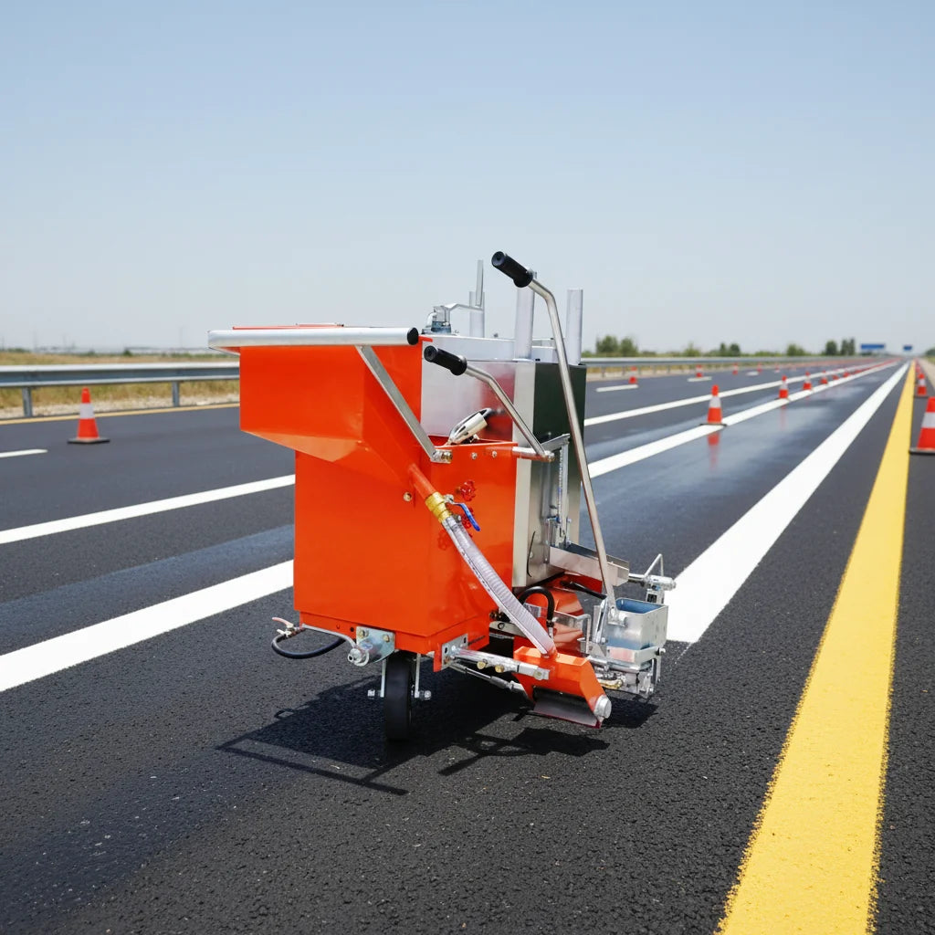 Long Service Life Hot Melt Paint Line Driver Type Road Marking Machine for Efficient Road Marking and Painting