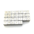 Fashion Letter Beads Jewelry Stainless Steel Square Letter Beads Letter Charm Jewelry Bracelet Charms Beads for Jewelry Making