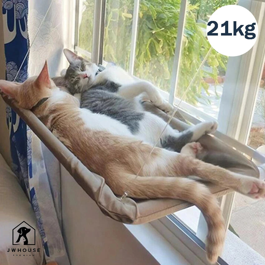 Luxury Comfortable Hanging Foldable Indoor Wall Seat Mounted Pet Bed Macrame Hammock Cat Window Perch for Cat Window