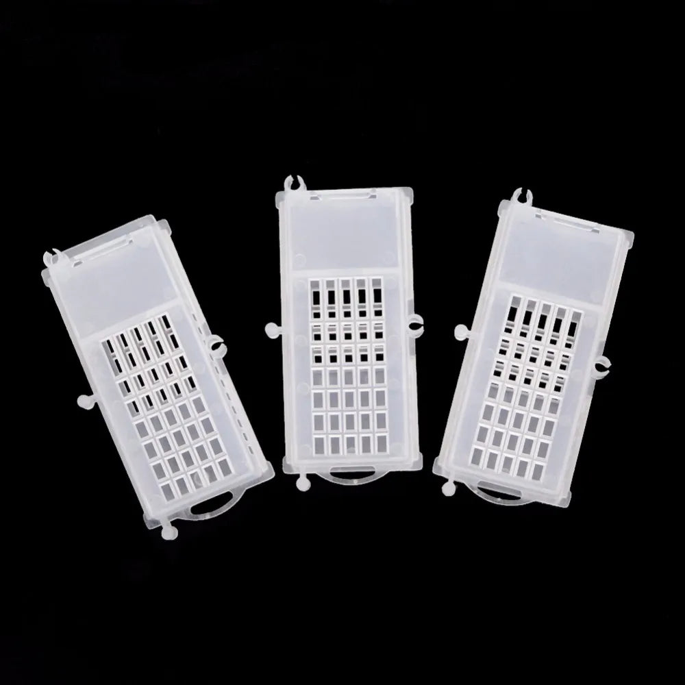 Bee Tools Bee Transport Cages Beekeeping Equipment Queen House Beehive White Transparent Queen Bee Cage