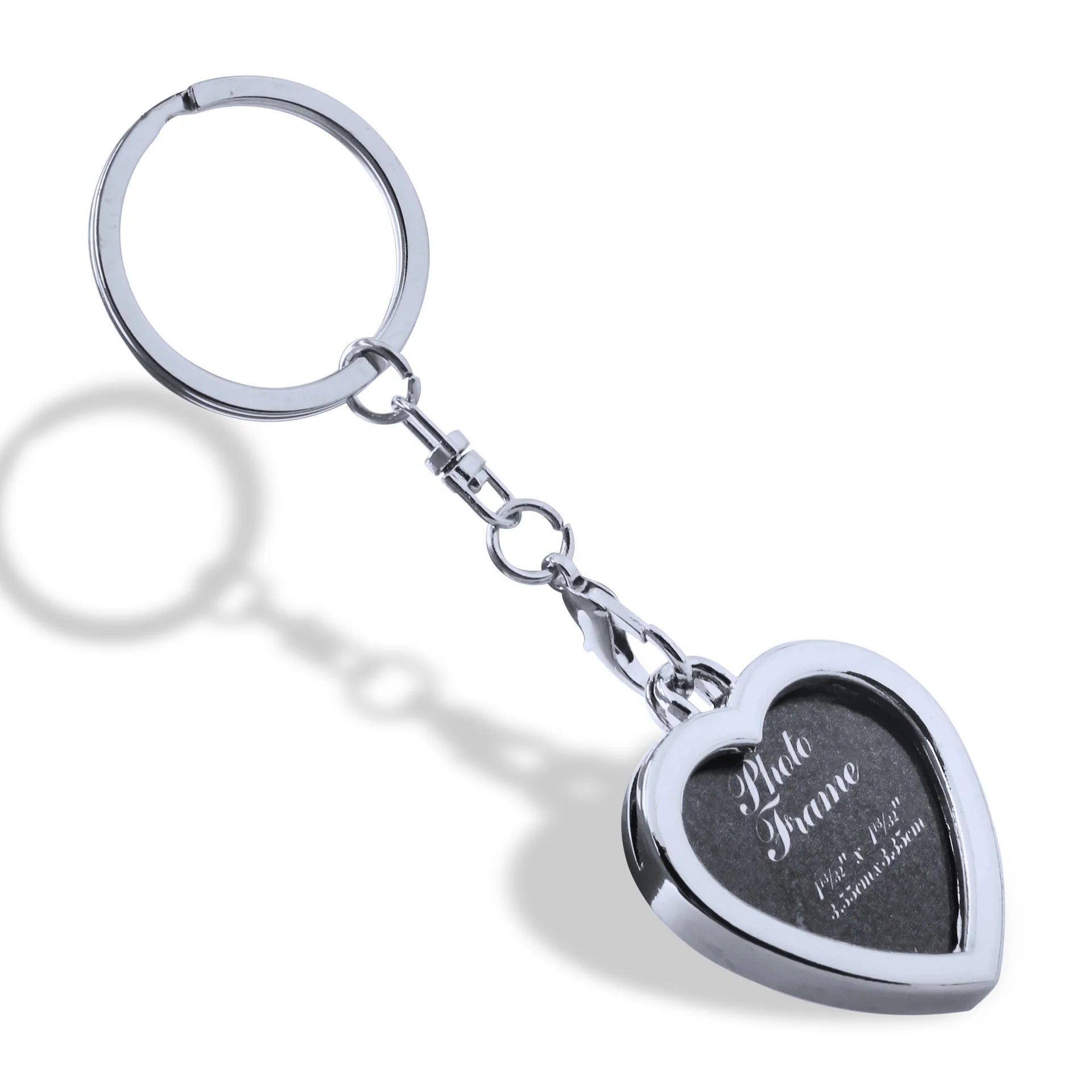 Wholesale Cheap Acrylic Metal Photo Frame Keychain
