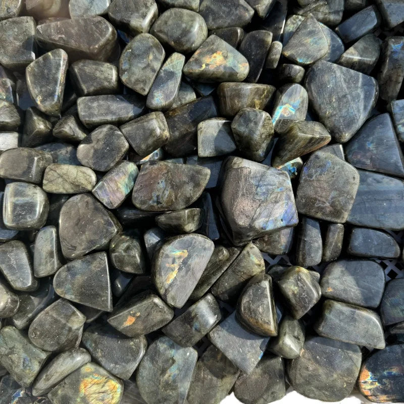 Natural Crystals Healing Stones Gravel Tianhe Tumbled Stone for Healing Crafts