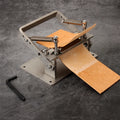 DIY Manual Leather Splitter Skiver Paring Peeling Machine Handle Leather Skiver Peeler Leather Paring Device Tool Kit