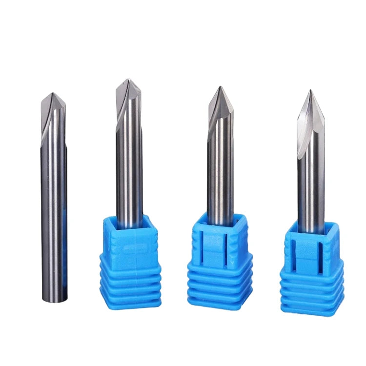 CNC Aluminum Chamfer Cutters Carbide Aluminum Chamfer End Mills 45 Degree 90 Degrees Chamfering Milling Cutters
