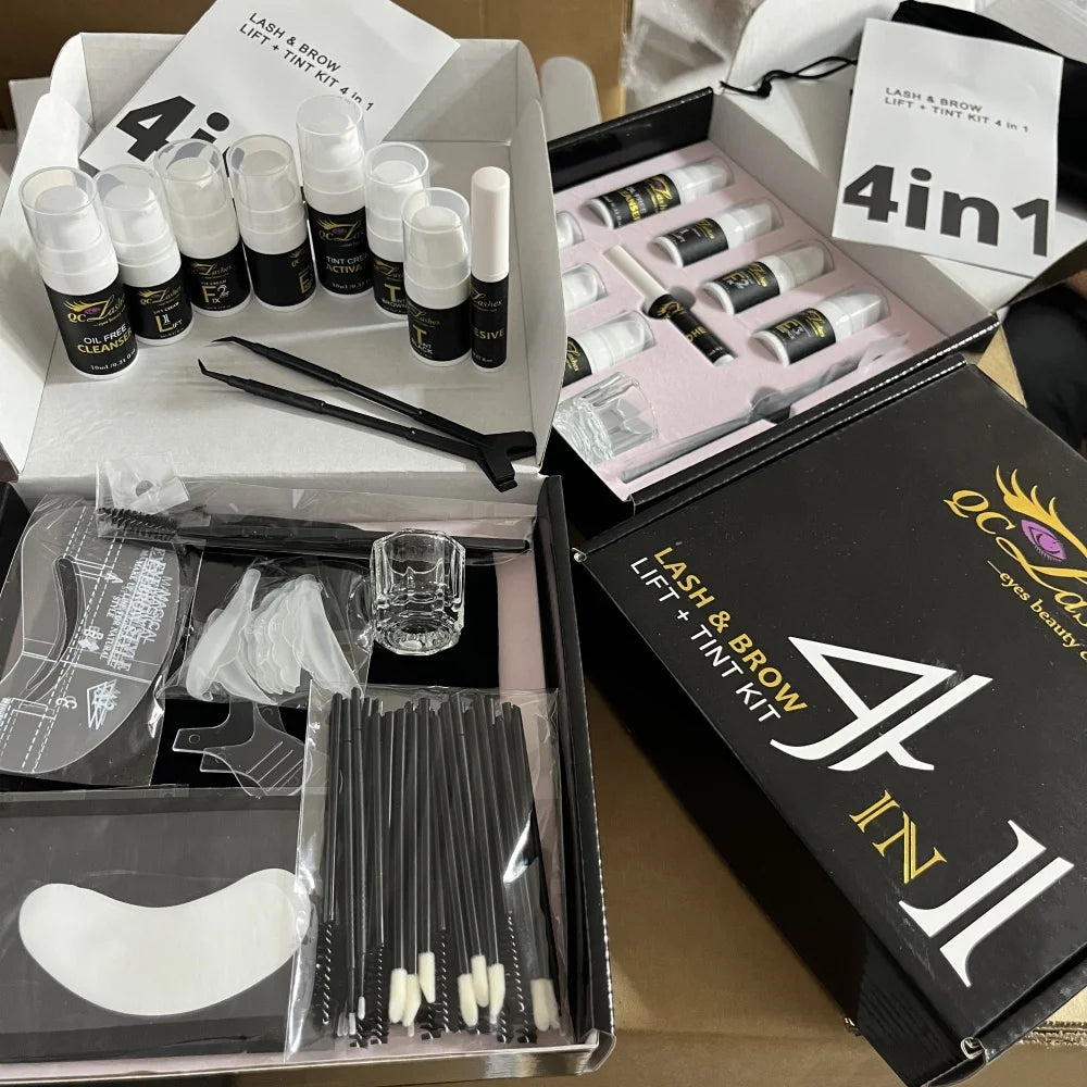 Custom Fast Quick Curling Eyelash Brow Lift Kit Eyelash and Btow Lamination Perming Kit