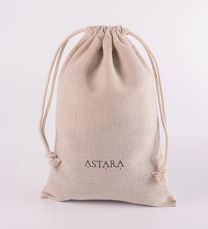 Customizable Small Brand Promotion Eco-Friendly Packaging Drawstring Linen Jewelry Pouch Gift Bag