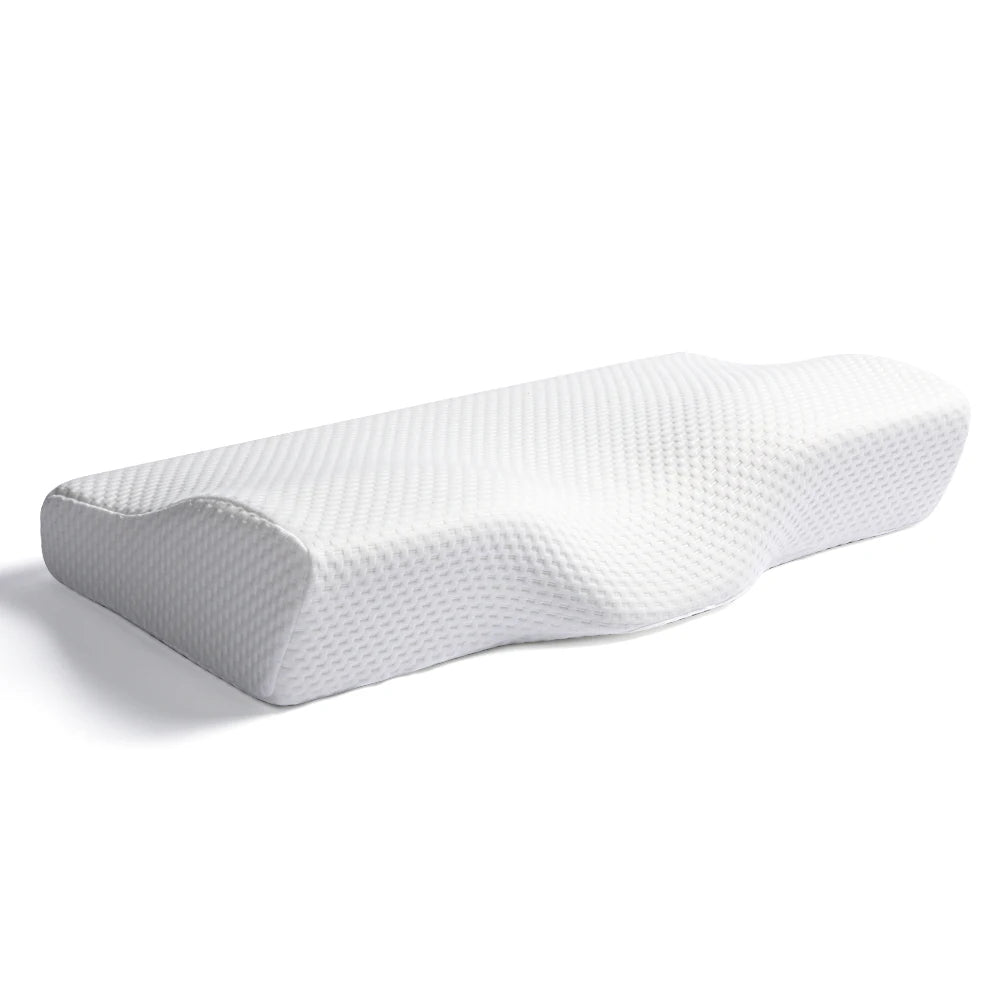 New Arrived Customized Bed Anti-snore Washable Portable Cervical Sleeping Butterfly Shaped Foam Pillows Side Sleeping