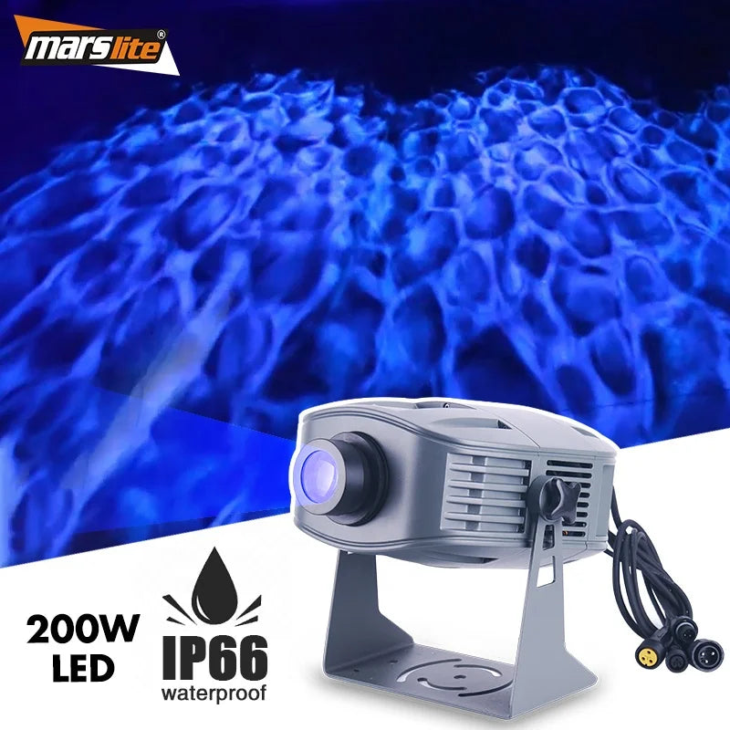 Marslite 200W IP66 Waterproof LED Water Effect Light Outdoor Water Wave Effect Light