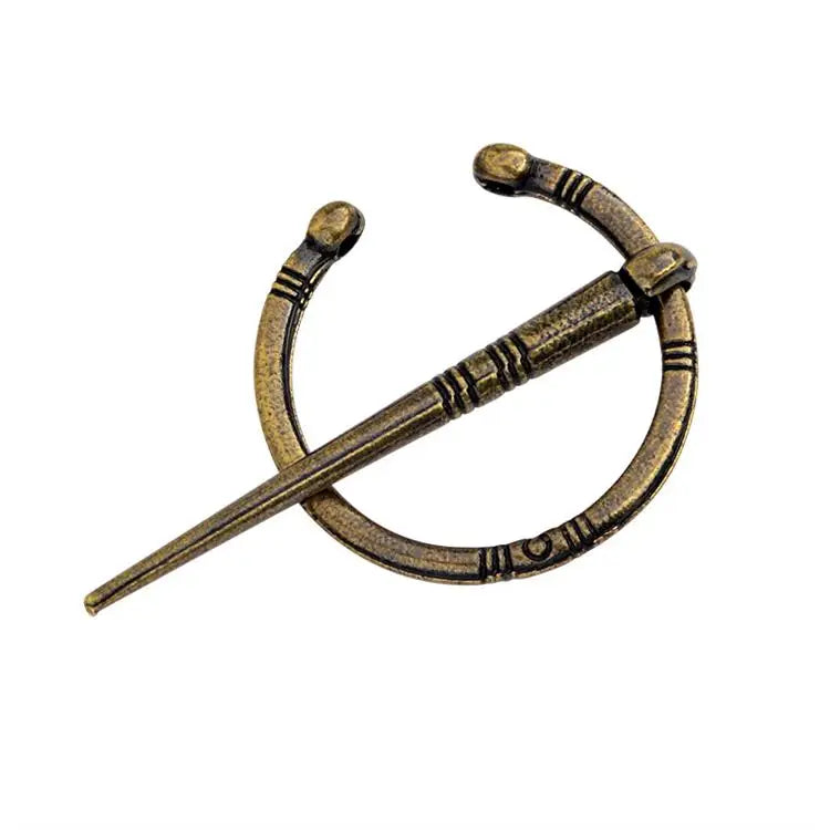 Hot Selling Brooch Creative Retro Viking Alloy Pin Wholesale Bronze Silver Rose Gold