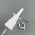 18/410 White Nasal Throat Spray Pump with Seal Ring for Refill 10ml 15ml 30ml 50ml HDPE Sprayer Bottle