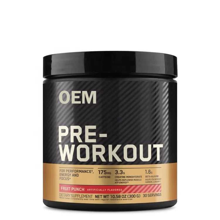Factory OEM Energy Supplement Pre Workout Powder With Creatine