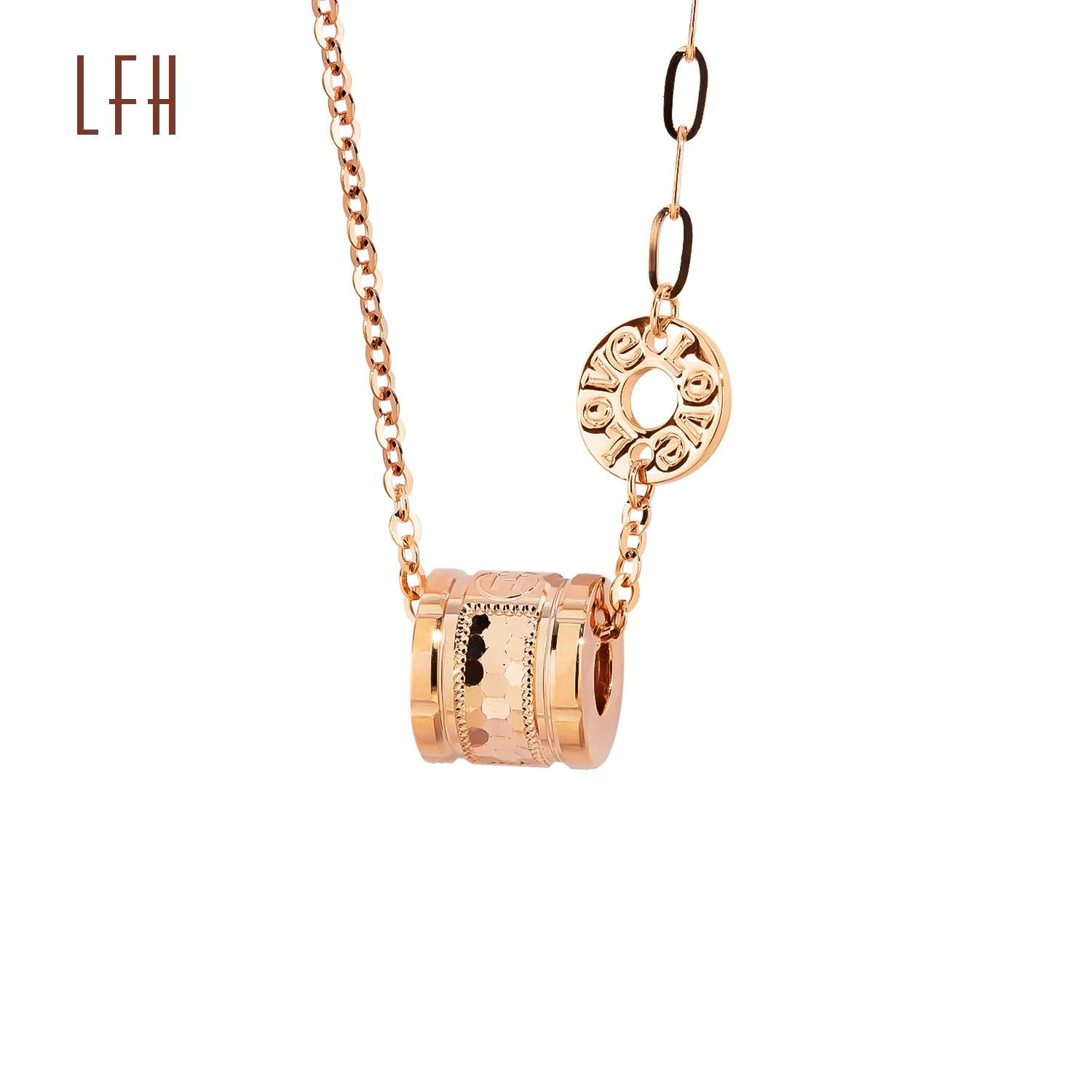 Trendy 18k Solid Gold and Rose Gold Collarbone Chain Pure Gold Jewelry Necklace Waist Pendant for Gifts Oro 18k Original