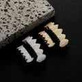 Unisex Hip Hop Grill Teeth Grillz Iced Out Rapper Punk Style Body Jewelry Diamond Zircon Brass Copper Alloy Engagement Gift