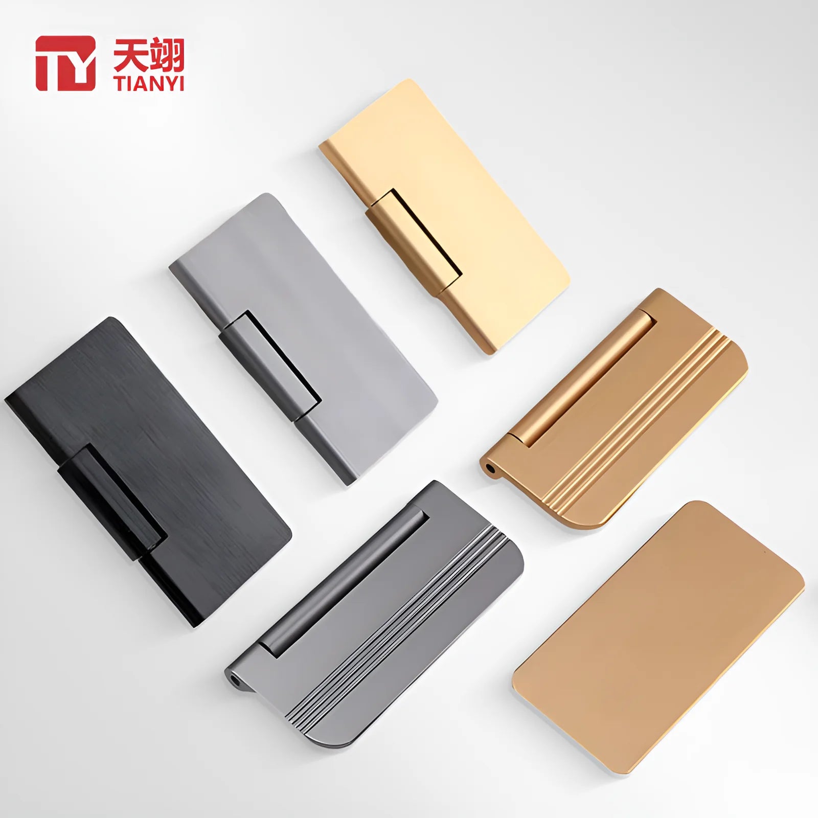 Modern Design 64mm Zinc Alloy Metal Drawer Handle for Kitchen Cabinets Dressers Bedrooms Living Rooms Hotels