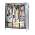 High Capacity Dust Proof Clothes Cabinet Wardrobe  Closet Student Dormitory Cloth Storage Wardrobes