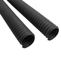 LKESS LKE00330 High Pressure Spring Steel Wire Reinforced TPR Flexible Corrugated Black Industrial 10m ISO Anti-UV Plastic Tubes