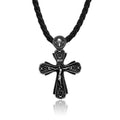SS8-1170P  Steel Soldier Men's Christian Stainless Steel Religious Christian Pendant Chain Necklace Jewelry