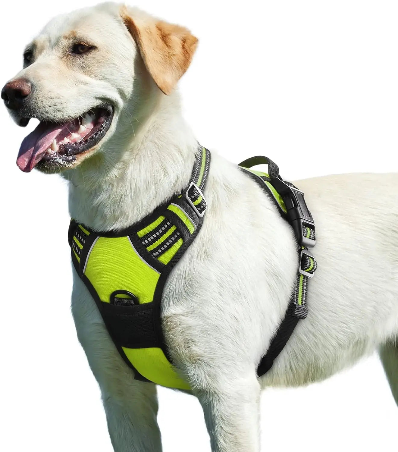 Dog Harness for Large Dogs-No Pull Vest Reflective Strips Sport Fashion Adjustable Control Handle Nylon Comfortable Easy Walking