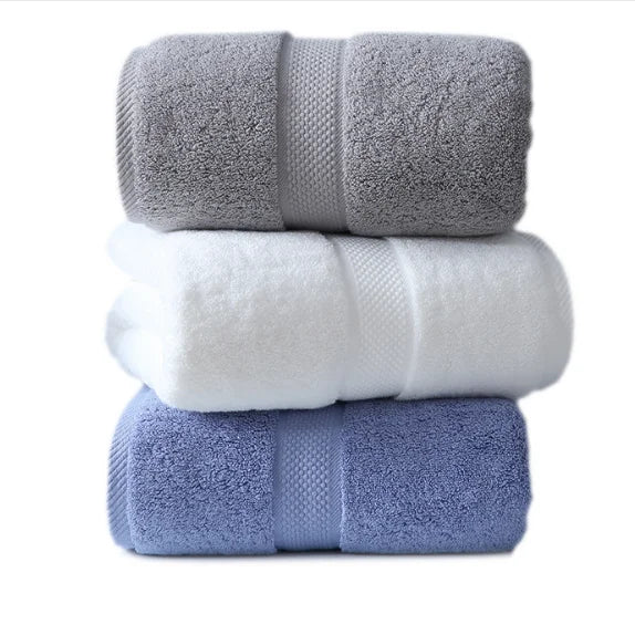 Commercial White Egyptian Cotton 625gsm Hotel Face Hand Bath Towel Set