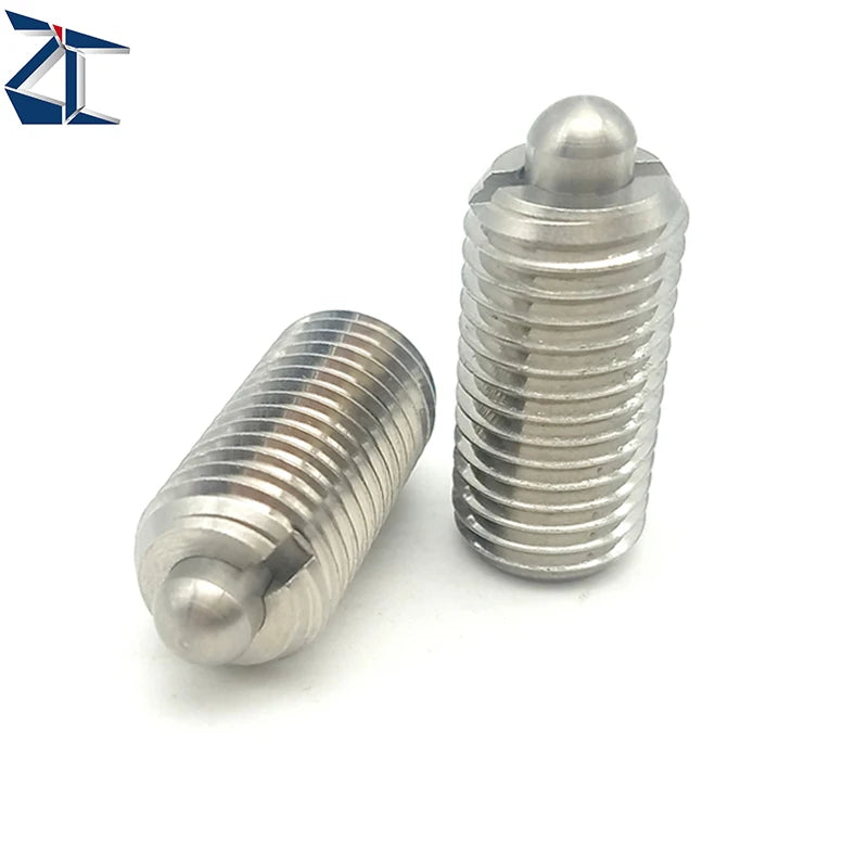 ZCSPN M3~M24 Stainless Steel German Standard Hand Retractable Ball-nose Spring Plunger