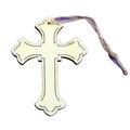 Unfinished Laser Cut Wood Cross Shape