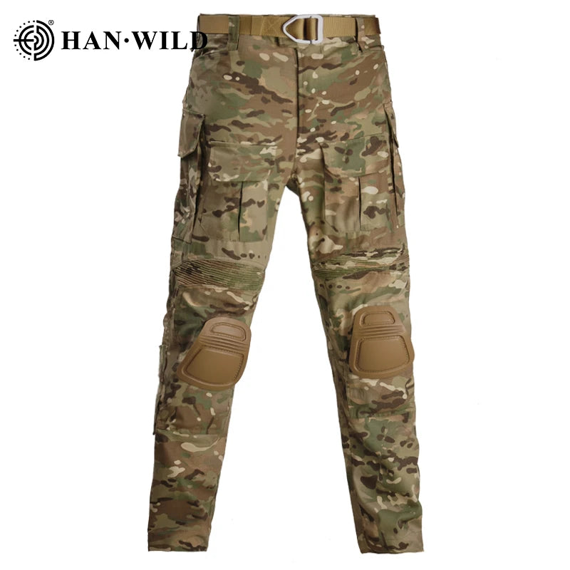 HAN WILD New G3 Pleated Pants 40 Polyester 60 Cotton Waterproof Spandex Tactical Pants
