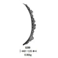 Wrought Iron Component Elements Forged Steel Leaf