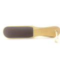 Supply Durable Wooden Pedicure Foot File Sandpaper Surface Callus Remover 25.7X6X1.3CM Wood Color Custom Logo Available OEM/ODM