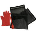 Approved Reusable BBQ Grill Basket Fabric PTFE Coating Non-Stick Mesh Bag Heat Resistant Accessory