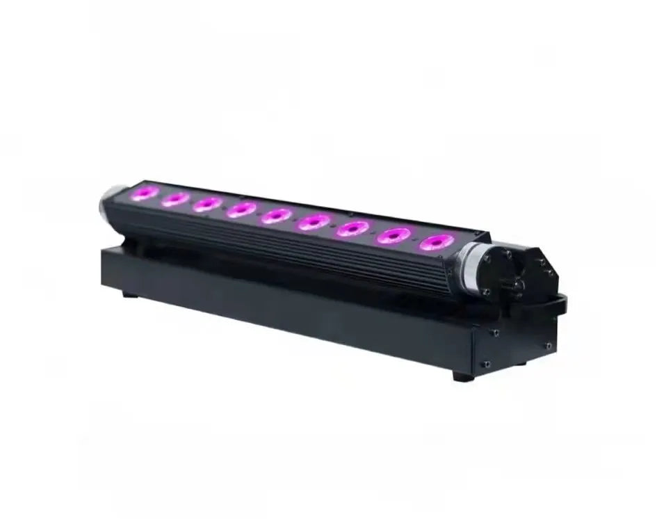 Marslite  Wedding Parties Led Bar with Rechargeable 9PCS 18W RGBWA + UV 6 in 1  Led Wireless Battery Bar for Sale