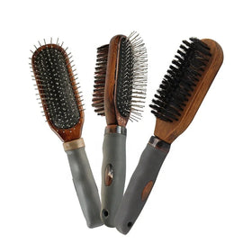 Factory Wholesale Single Double Sided Wooden Cat Bristle Massage Brush Dog Pet Grooming Hair Brush