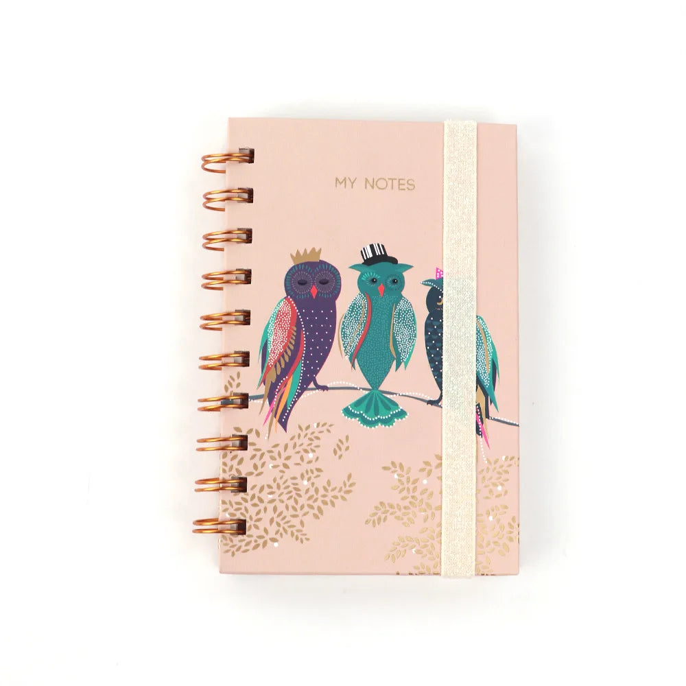 Wholesale A5 Diary Note Book School Stationery Supplies Agenda Journal Hardcover Spiral Notebook with Elastic Band