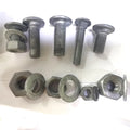 Hot Dip Galvanized Guardrail Safty Bolts and Nuts Cuello Ovalado De Cabeza Redonda Perno Mushroom Head Highway Guardrail Bolt
