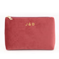 Factory Hot Sale Velvet Dress Makeup Bag with Logo Custom Velvet Zipper Gift Pouch Cosmetic Beauty Organizer Bag for Promotion