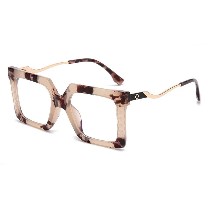 Sunray New Cheap Hot Sell Design Fashion Trend Square Frame Custom Man and Woman Computer Optcical Anti Blue Light Glasses