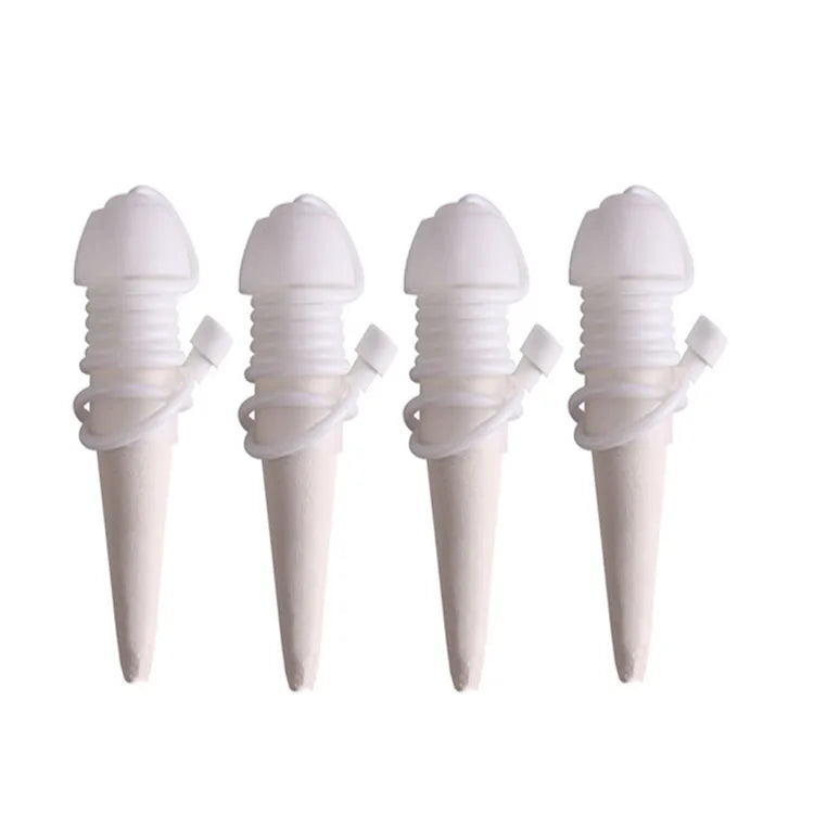 2023 Hot Sale 4 Pack Automatic Plant Watering Stakes Vacation Ceramic Self Watering Plant Spikesfor Indoor Outdoor Plant