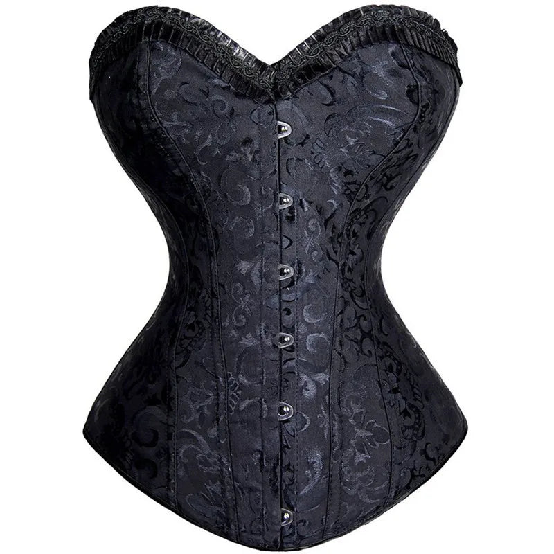 Plus Size Women Shapewear Lace Wedding Bustiers Underbust Gothic Corset Women Clothing