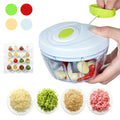 Garlic Manual Mini Garlic Masher Small Hand-pulled Function Milk Shake Vegetable Meat Cutter Egg Beater Baby Food Garlic Chopper