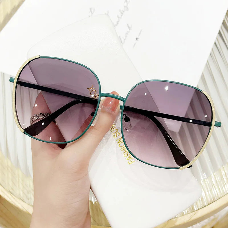 2023 New Sunglasses for Men and Women Oval Sunglasses Personalized Polarized Uv Glasses