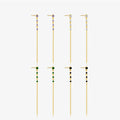 FUAMAY Aretes Silver 925 White Purple Green Black Zircon Stud Long Drop Earrings for Women