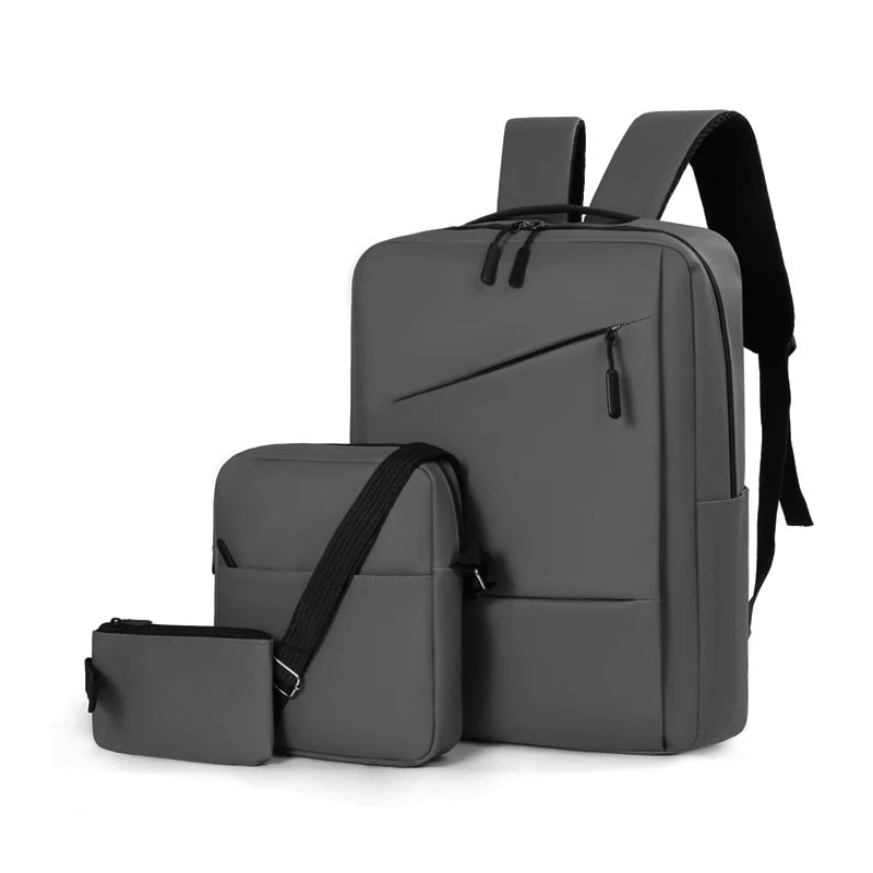 Factory Outlet Wholesale Laptop Bag Set Oxford Polyester Custom Logo 3 in 1 Laptop Bag Laptop Backpacks